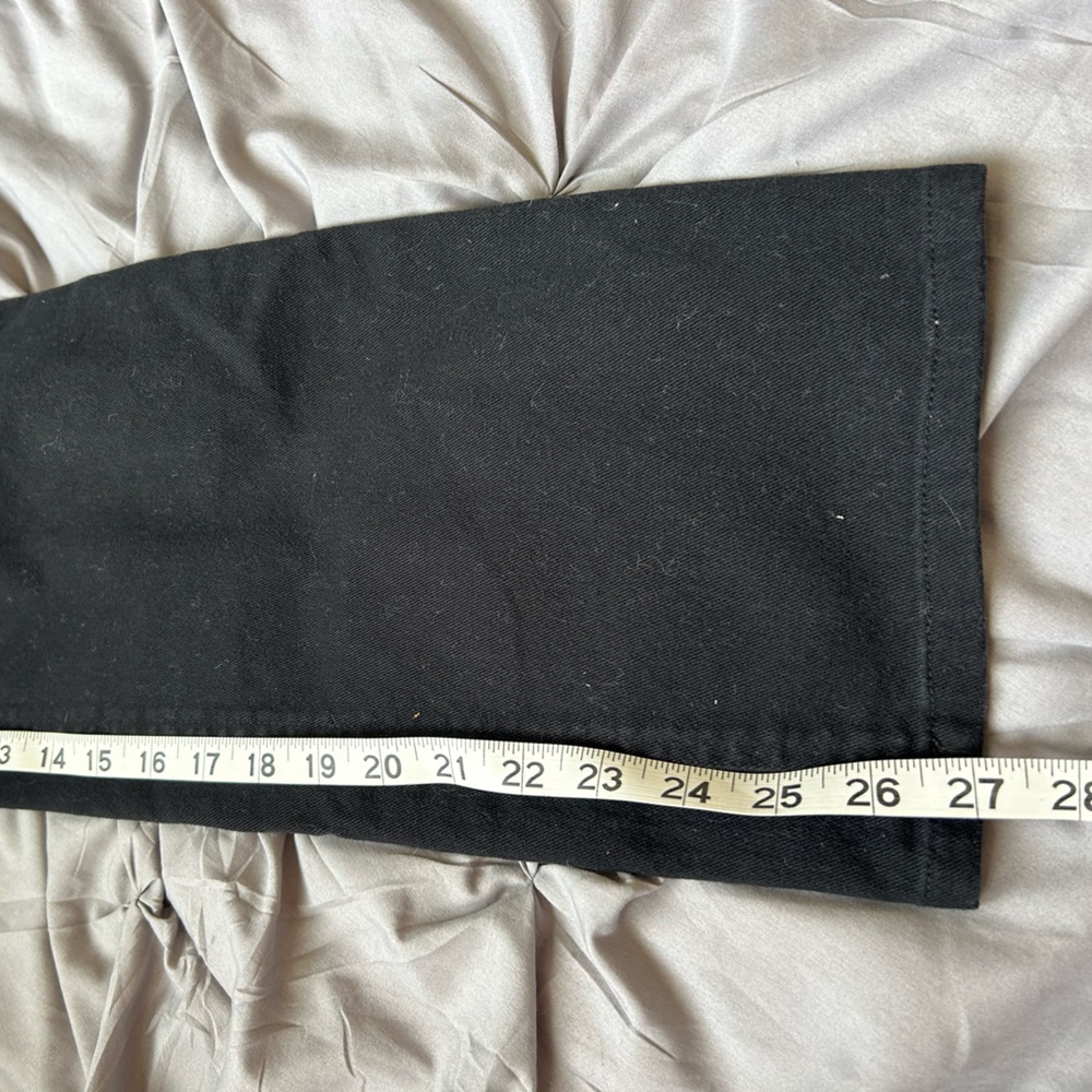Jones New York Black Straight Leg Denim with Modern Distressing - Picture 9 of 9